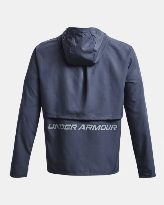 Men's UA Storm Run Hooded Jacket, Gray, pdpMainDesktop image number 7